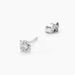 Boucles D'oreilles Puces Neorah Argent Blanc Oxyde De Zirconium - Boucles d'oreilles fantaisie Femme | Histoire d’Or