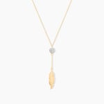 Collier Powoo Or Jaune Strass - Colliers Femme | Histoire d&rsquo;Or