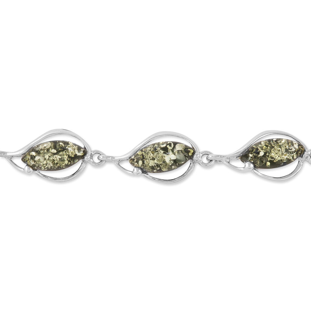 Bracelet Argent Blanc Marie-pauline Ambre - Bracelets Femme | Histoire d&rsquo;Or