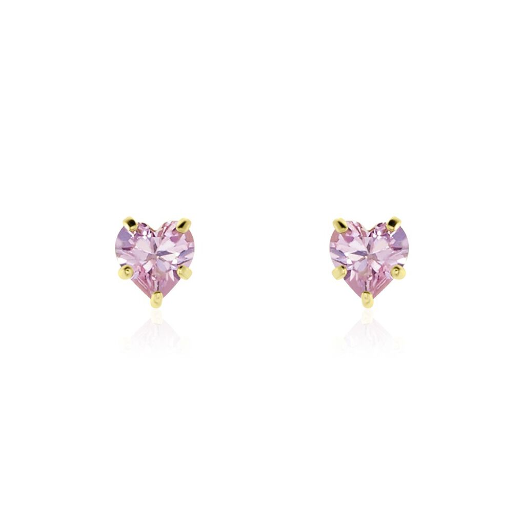 Boucles D'oreilles Puces Daria Or Jaune Oxyde - Clous d'oreilles Femme | Histoire d’Or