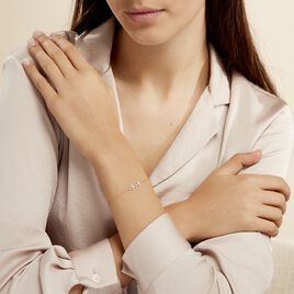 Bracelet Ademar Or Jaune Oxyde De Zirconium - Bracelets Femme | Histoire d’Or