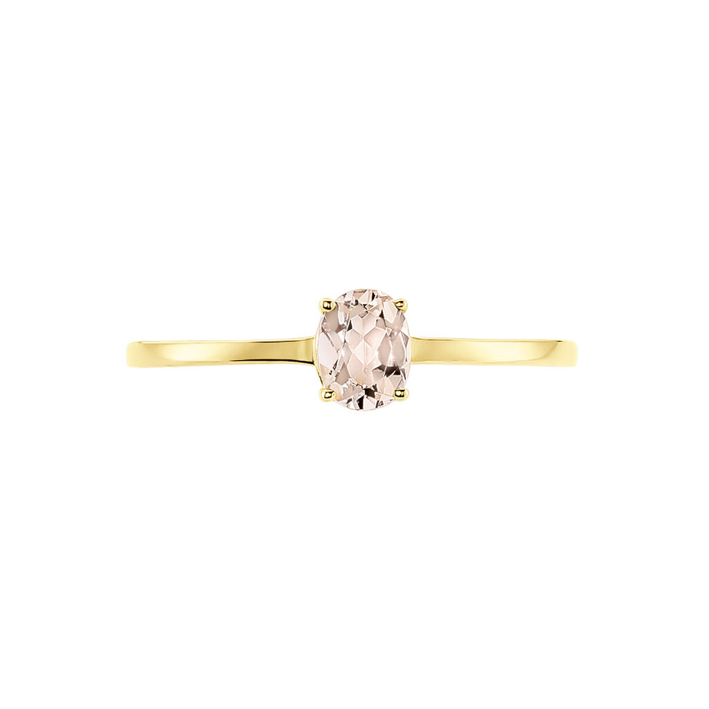 Bague Valentino Or Jaune Quartz - Bagues solitaires Femme | Histoire d’Or