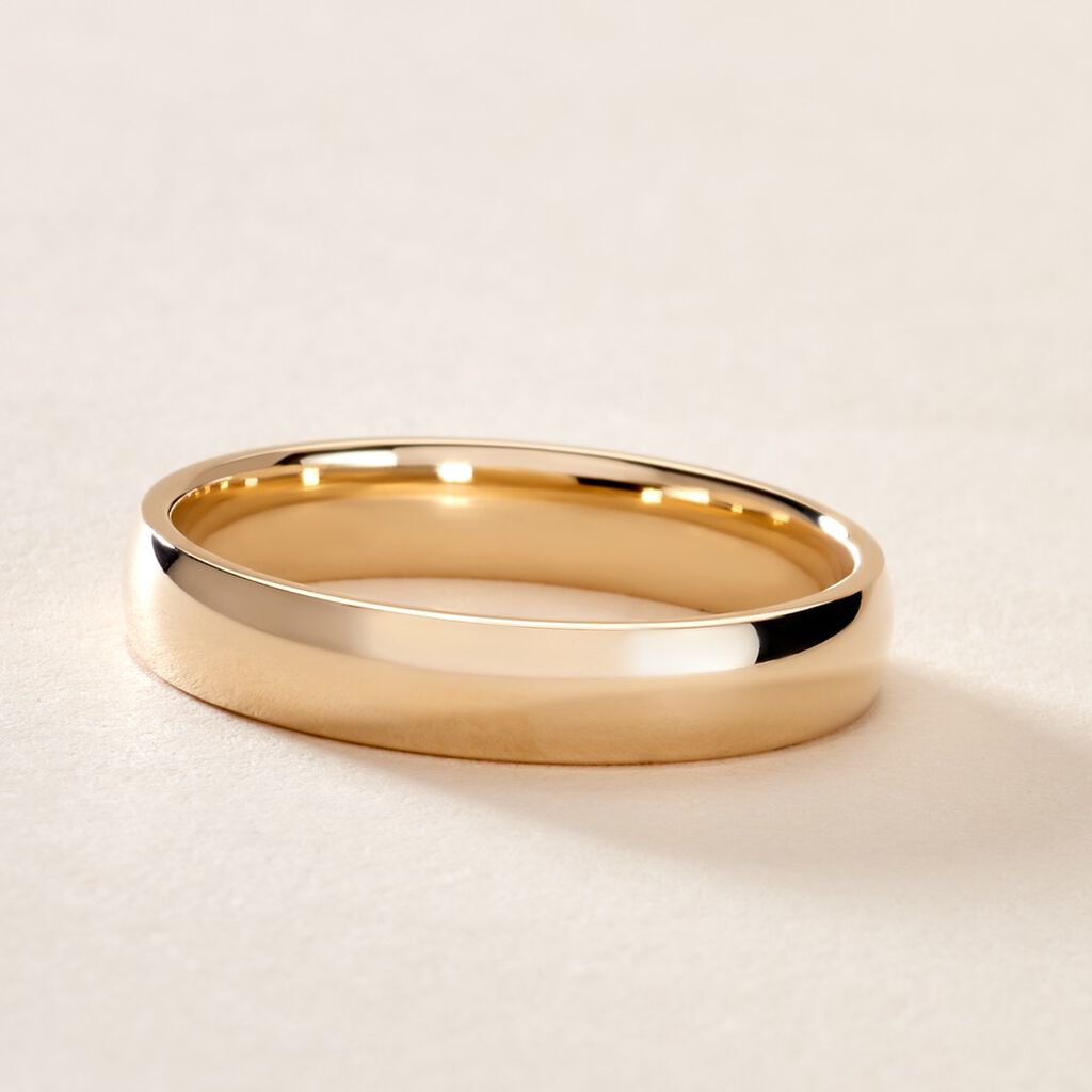 Alliance Sirona Demi Jonc Confort Or Jaune - Alliances Femme | Histoire d’Or