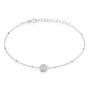 Bracelet Pascalin Argent Blanc Oxyde De Zirconium