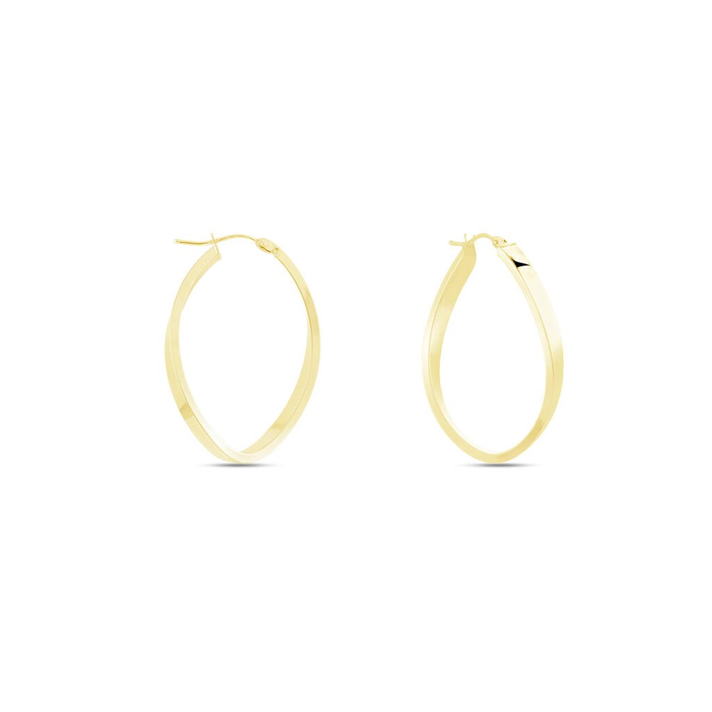 Cr&eacute;oles Or Jaune - Boucles d'oreilles cr&eacute;oles Femme | Histoire d&rsquo;Or