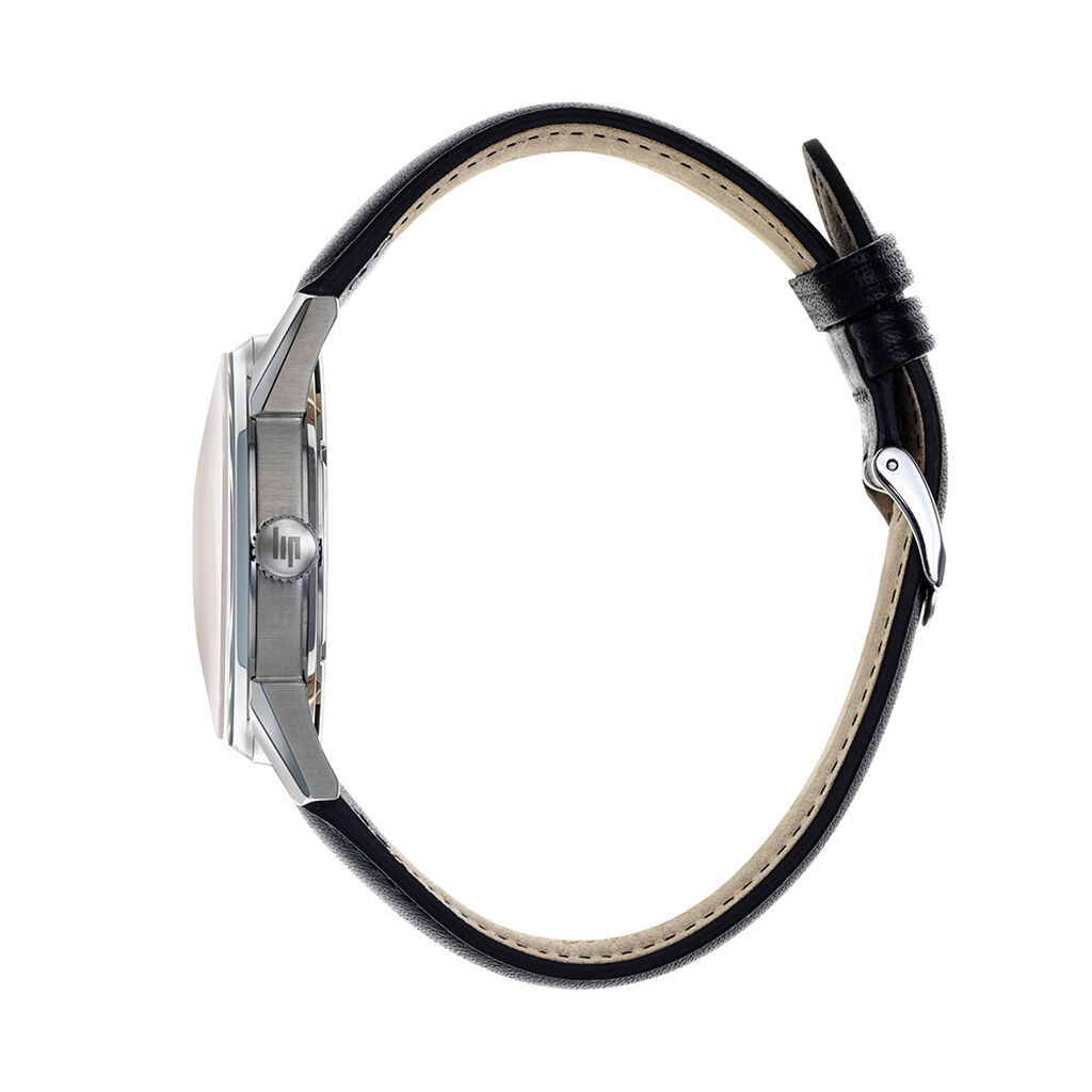 Montre Lip Himalaya 40 Noir - F&ecirc;te des p&egrave;res Homme | Histoire d&rsquo;Or