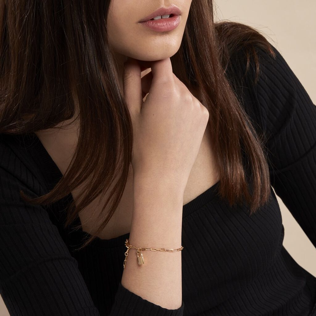 Bracelet Plaqué Or Guirec Oxyde De Zirconium - Bracelets Femme | Histoire d’Or