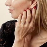 Bague Solitaire Abriel Or Blanc Oxyde De Zirconium - Bagues solitaires Femme | Histoire d&rsquo;Or