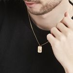 Collier Plaqu&eacute; Or Quintien - Colliers Zodiaque Homme | Histoire d&rsquo;Or