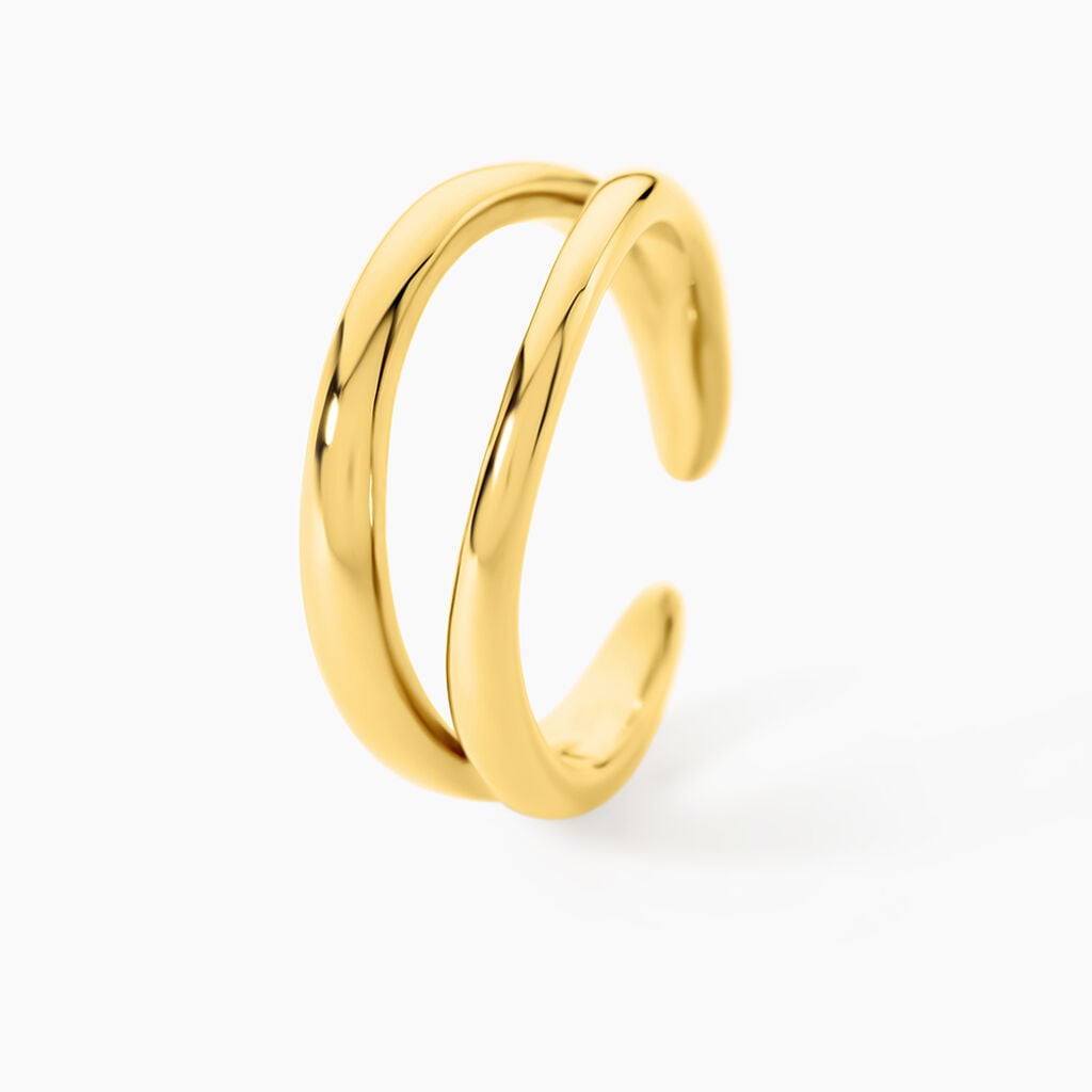 Bague Alfreda Acier Jaune - Bagues fantaisie Femme | Histoire d&rsquo;Or