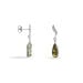 Boucles D'oreilles Pendantes Argent Blanc Odilon Ambre - Boucles d'oreilles fantaisie Femme | Histoire d’Or