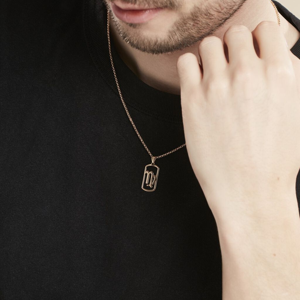 Collier Plaqué Or Prospero - Colliers Zodiaque Homme | Histoire d’Or