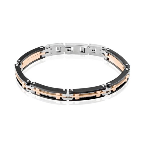 Bracelet Jourdan Priam Acier Bicolore - Bracelets Homme | Histoire d’Or