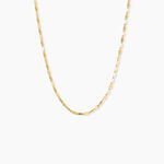 Collier Camelie Argent Dor&eacute; A L'Or 750/1000 - Bijoux sans pierre Femme | Histoire d&rsquo;Or