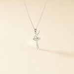 Collier Ritej Argent Blanc - Colliers fantaisie Femme | Histoire d&rsquo;Or