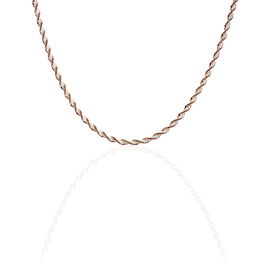 Collier Abie Torsade Argent Bicolore - Chaines Femme | Histoire d’Or