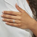 Bague Solitaire Messine Or Blanc Oxyde De Zirconium - Bagues solitaires Femme | Histoire d’Or