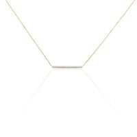 Collier Alayna Or Jaune Diamant