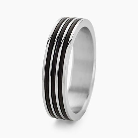 Bague Wallace Acier Blanc - Bagues fantaisie Homme | Histoire d’Or