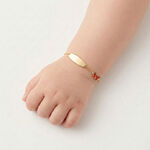 Bracelet Identit&eacute; Marcel Or Jaune - Bracelets Communion Enfant | Histoire d&rsquo;Or