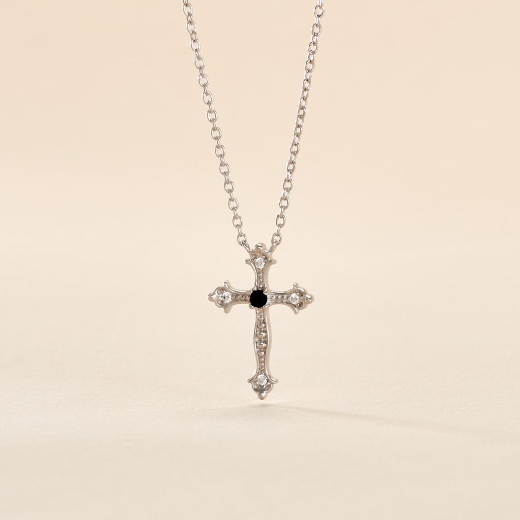 Collier Argent Florian Oxydes De Zirconium - Colliers fantaisie Femme | Histoire d’Or
