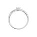 Bague Solitaire Sade Argent Blanc Oxyde De Zirconium - Bagues solitaires Femme | Histoire d’Or