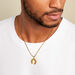Collier Devy Acier Jaune - Colliers fantaisie Homme | Histoire d&rsquo;Or