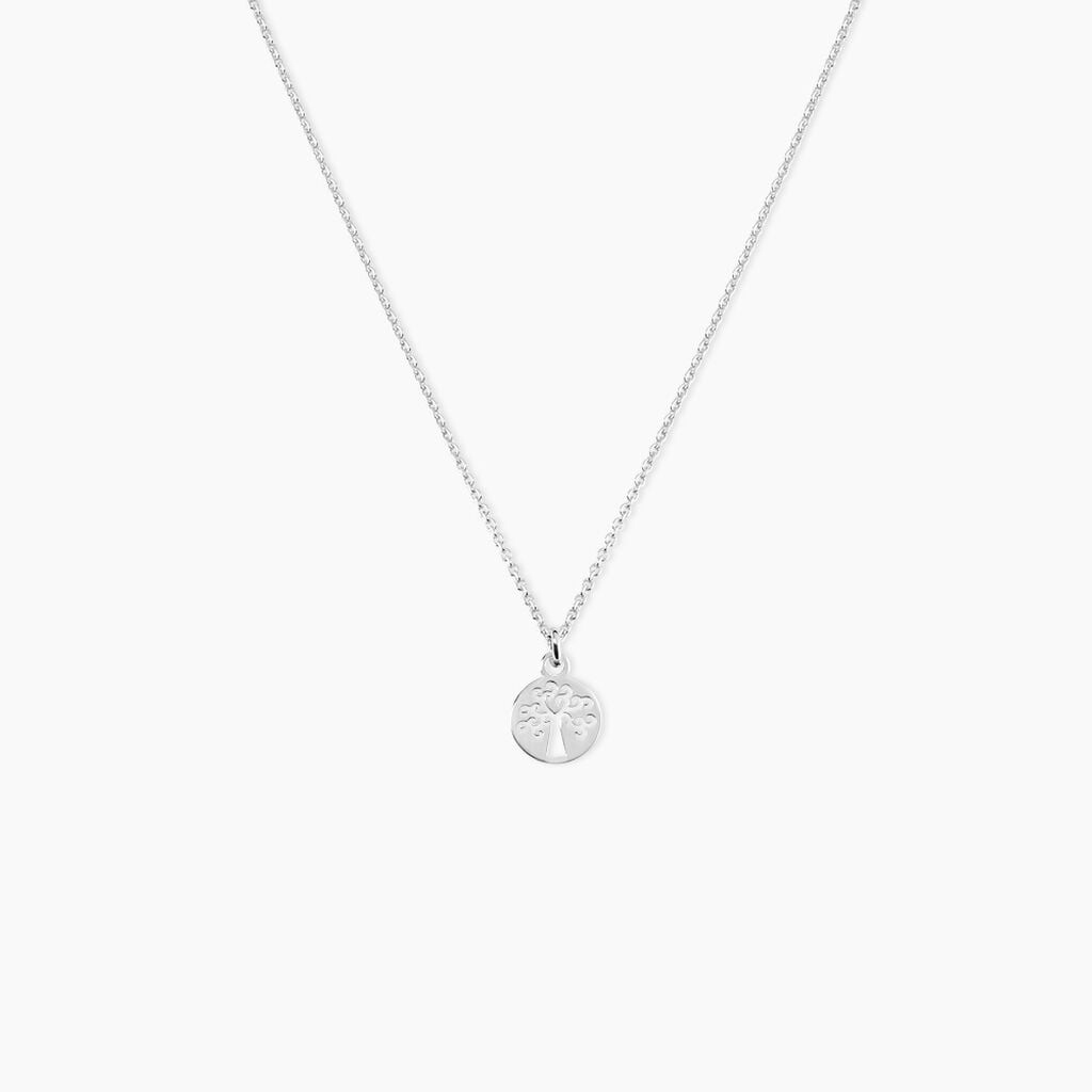 Collier Audrey-rose Argent Blanc - Colliers fantaisie Femme | Histoire d&rsquo;Or
