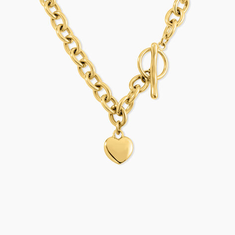 Collier Bixenta Acier Jaune - F&ecirc;te des m&egrave;res Femme | Histoire d&rsquo;Or