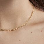 Collier Jerry Danilo Maille Corde Or Jaune - Chaines Femme | Histoire d&rsquo;Or