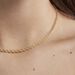 Collier Jerry Danilo Maille Corde Or Jaune - Chaines Femme | Histoire d’Or
