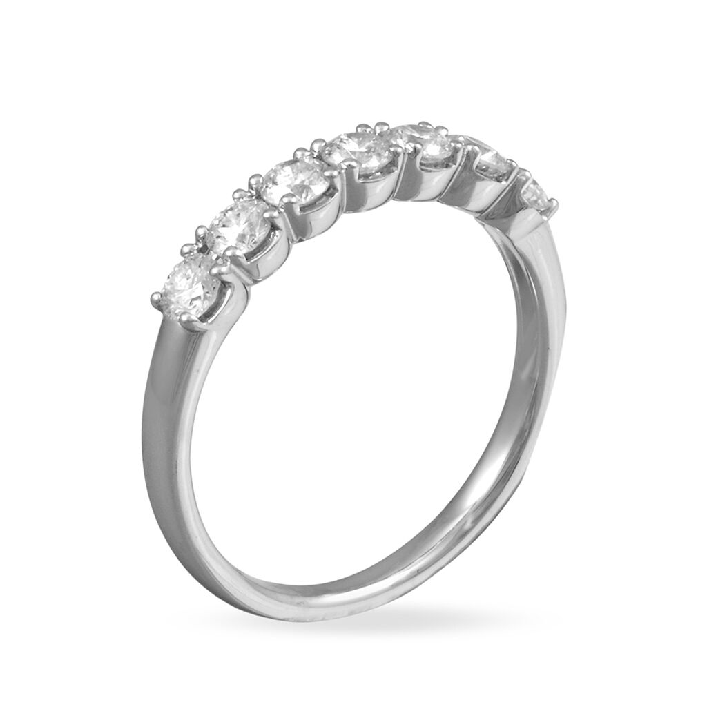 Alliance Eloise Or Blanc Diamant - Alliances Femme | Histoire d’Or