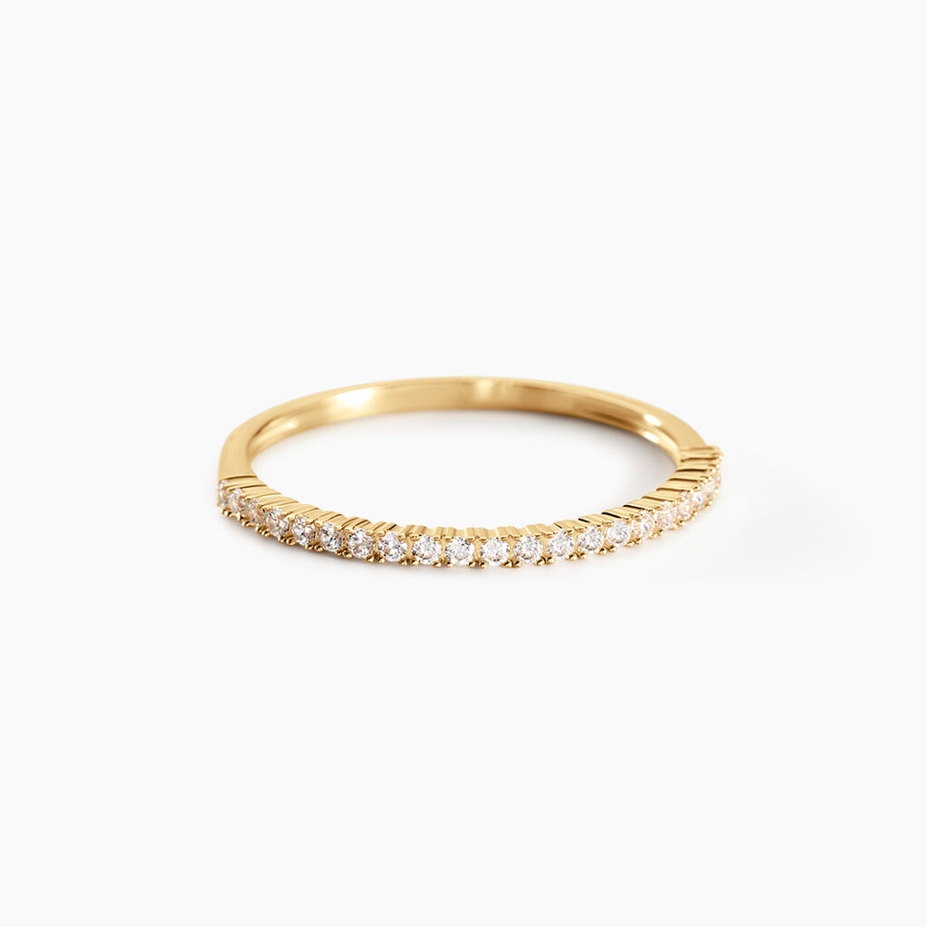 Alliance Julietta Or Jaune Oxyde De Zirconium - Alliances Femme | Histoire d’Or