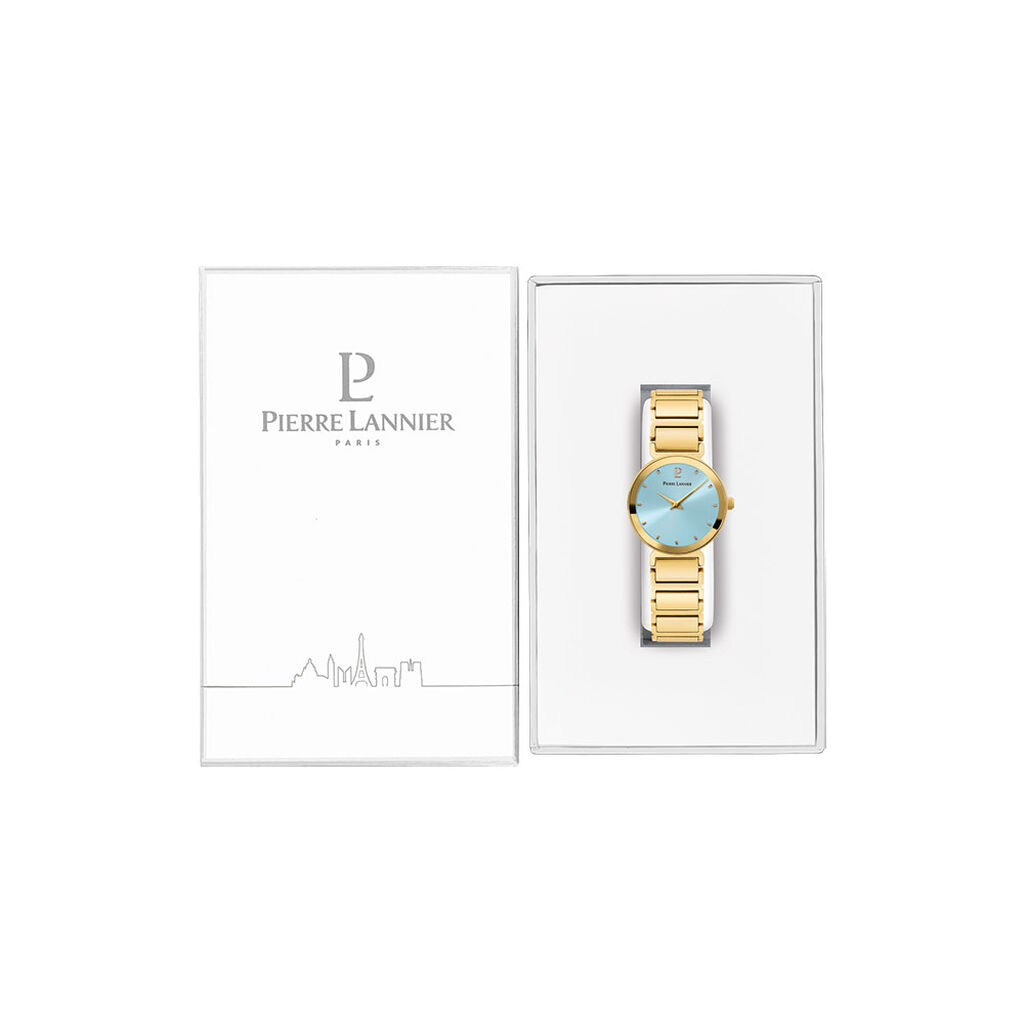Montre Pierre Lannier Ligne Pure Bleu - Montres Femme | Histoire d&rsquo;Or