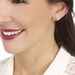 Boucles D'oreilles Puces Smeralda Or Rose Diamant - Clous d'oreilles Femme | Histoire d’Or