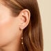 Boucles D'Oreilles Pendantes Jera Or Jaune - Boucles d'oreilles pendantes Femme | Histoire d&rsquo;Or
