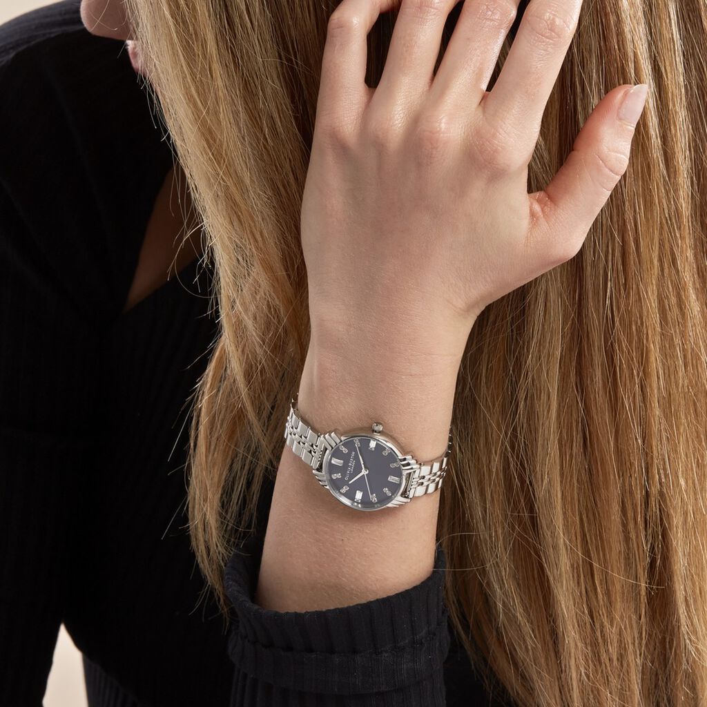 Montre Olivia Burton Art Deco Bleu - Montres Femme | Histoire d’Or