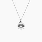 Pendentif Zodiaque Rond Argent Blanc - Pendentifs Zodiaque Famille | Histoire d&rsquo;Or