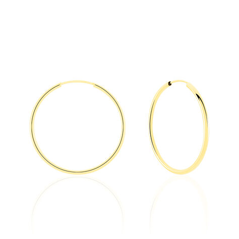 Créoles Dominae Or Jaune - Boucles d'oreilles créoles Femme | Histoire d’Or
