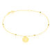 Bracelet Cobeia Croix Maille Forçat Or Jaune - Bracelets Femme | Histoire d’Or