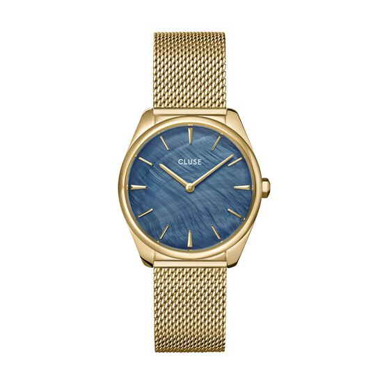 Montre Bracelet Femme Cluse - Cadran Blanc, Boîtier Et Bracelet Doré - Neuve