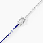 Bracelet Infini Pop Argent Blanc Oxyde De Zirconium - Bracelets cordon Femme | Histoire d&rsquo;Or