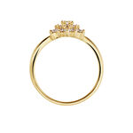 Bague Plaqu&eacute; Or Sadoth Oxyde De Zirconium - Bagues solitaires Femme | Histoire d&rsquo;Or