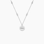 Collier Moa Argent Blanc Oxyde De Zirconium - Colliers fantaisie Femme | Histoire d&rsquo;Or
