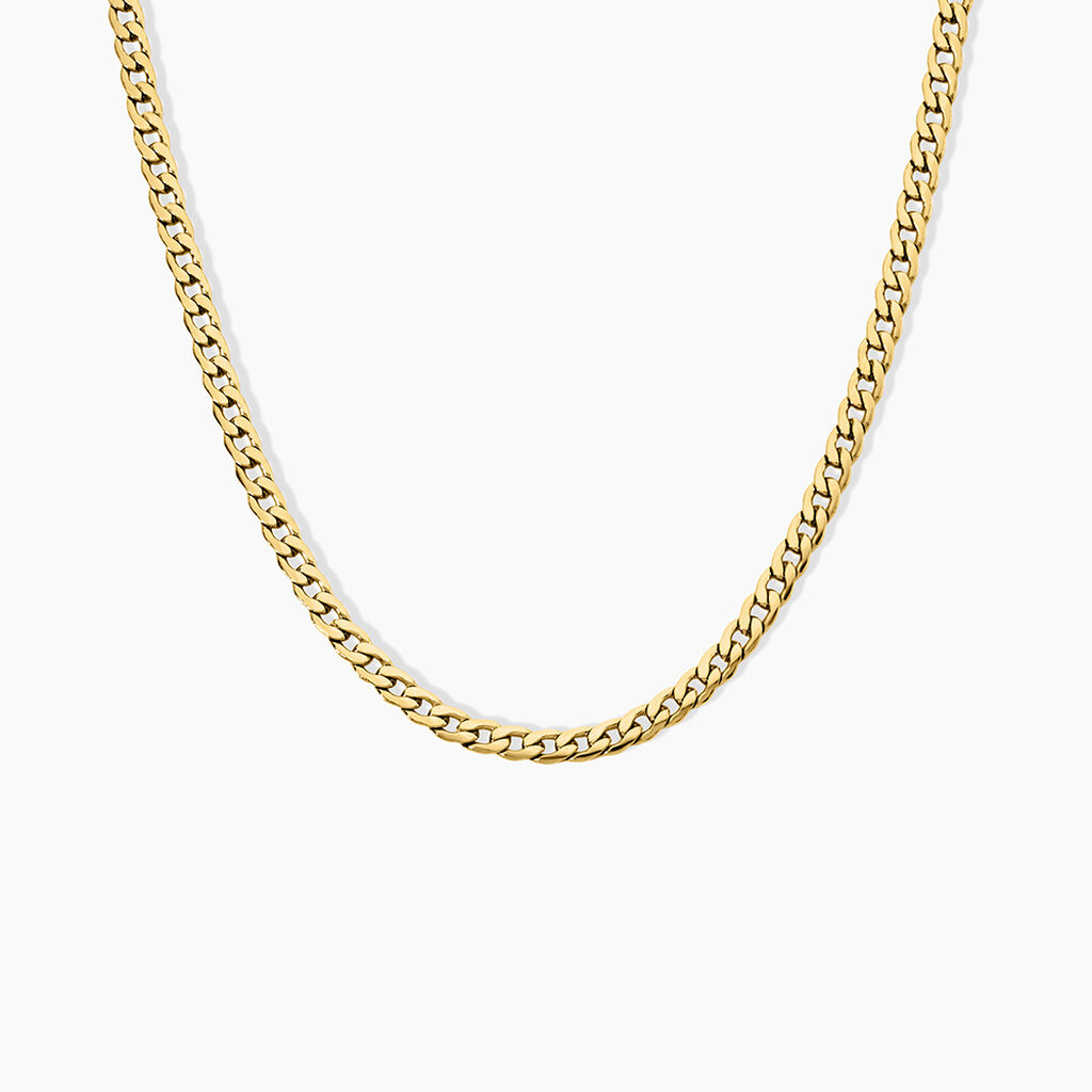 Collier Mirca Acier Jaune - Bijoux sans pierre Femme | Histoire d&rsquo;Or