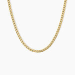 Collier Mirca Acier Jaune - Bijoux sans pierre Femme | Histoire d&rsquo;Or