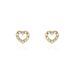 Boucles D'oreilles Puces Eily Or Jaune Oxyde De Zirconium - Clous d'oreilles Famille | Histoire d’Or