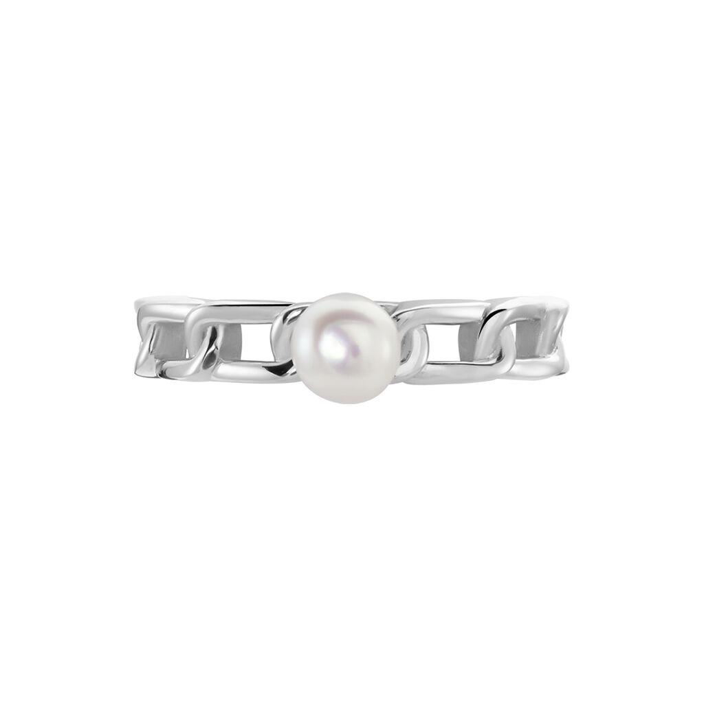 Bague Morgain Argent Perle De Culture - Bagues avec pierre Femme | Histoire d’Or