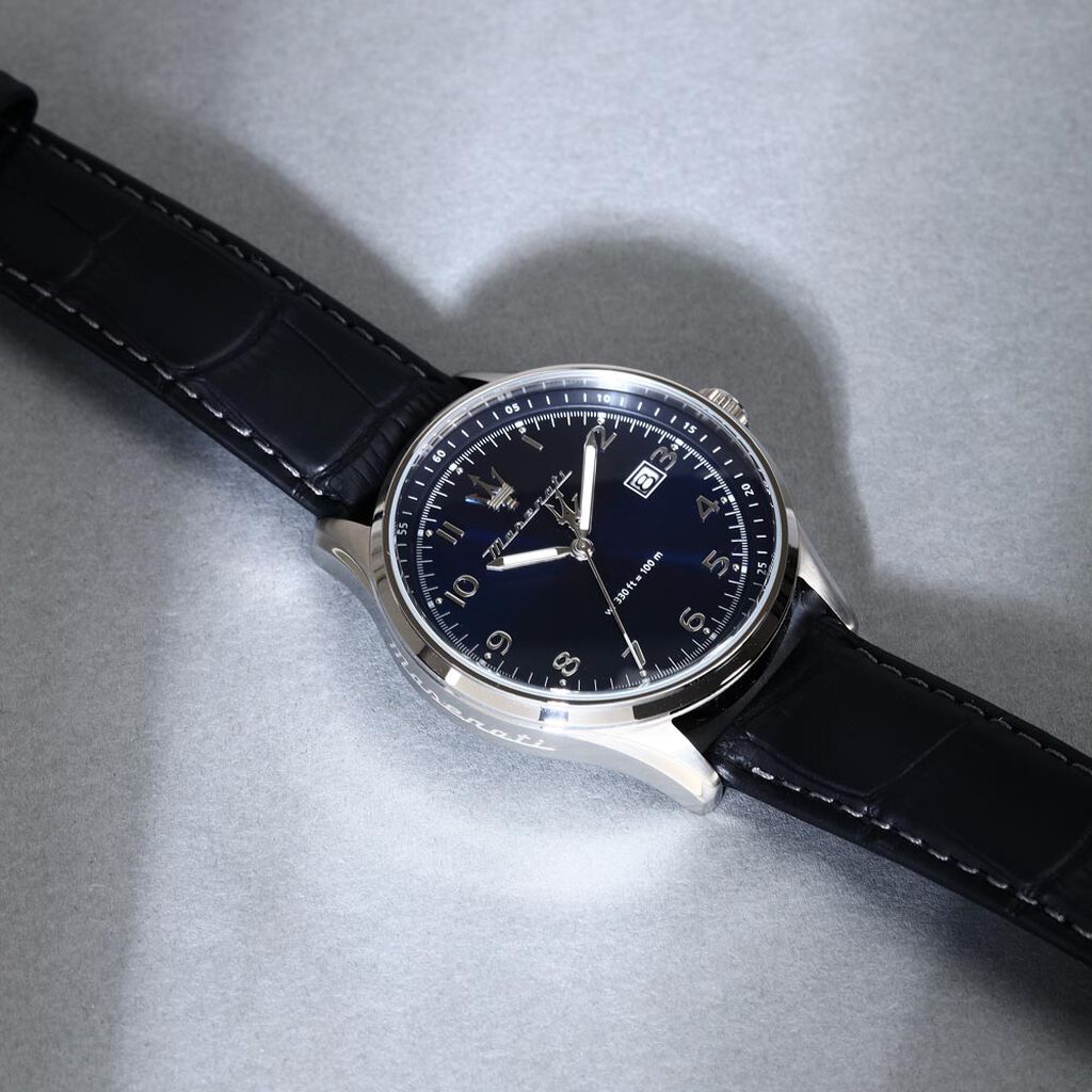 Montre Maserati Sorpasso Bleu - F&ecirc;te des p&egrave;res Homme | Histoire d&rsquo;Or