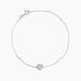 Bracelet Dari Or Blanc Oxyde De Zirconium - Bracelets Femme | Histoire d’Or